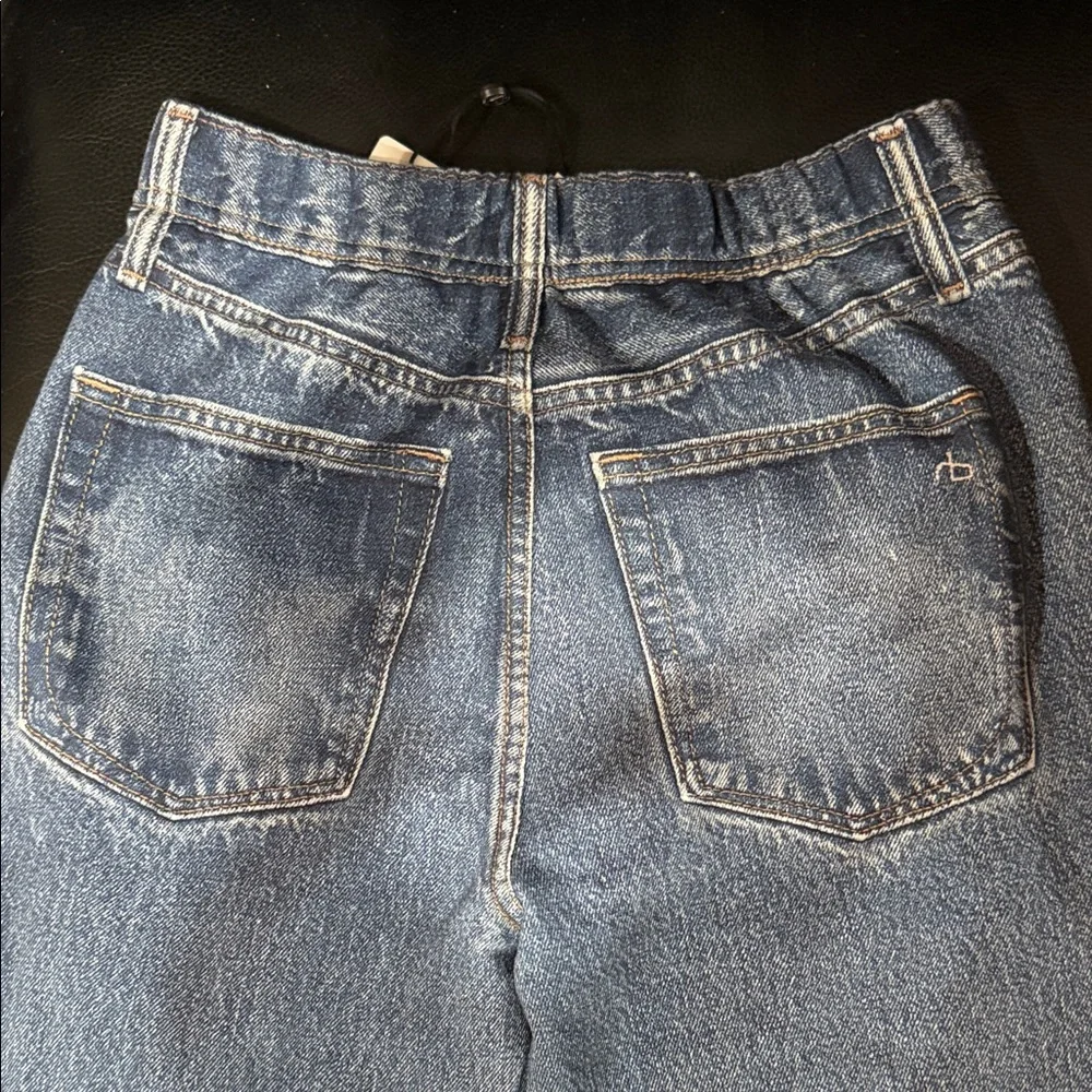 Rag & Bone Miramar Blue Denim Pants - Picture 5 of 5